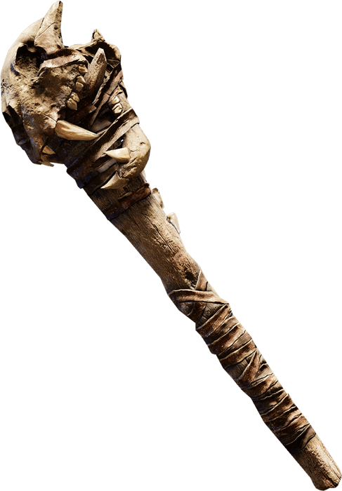 Far Cry Primal Zbraně - Far Cry Primal Bone Club (487x700), Png Download