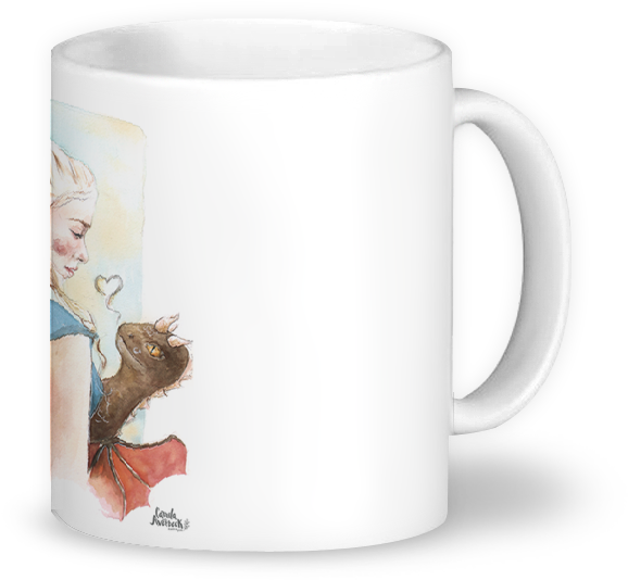 Caneca Daenerys Fucking Queen De Camila Averbeckna - Unicorn (800x800), Png Download
