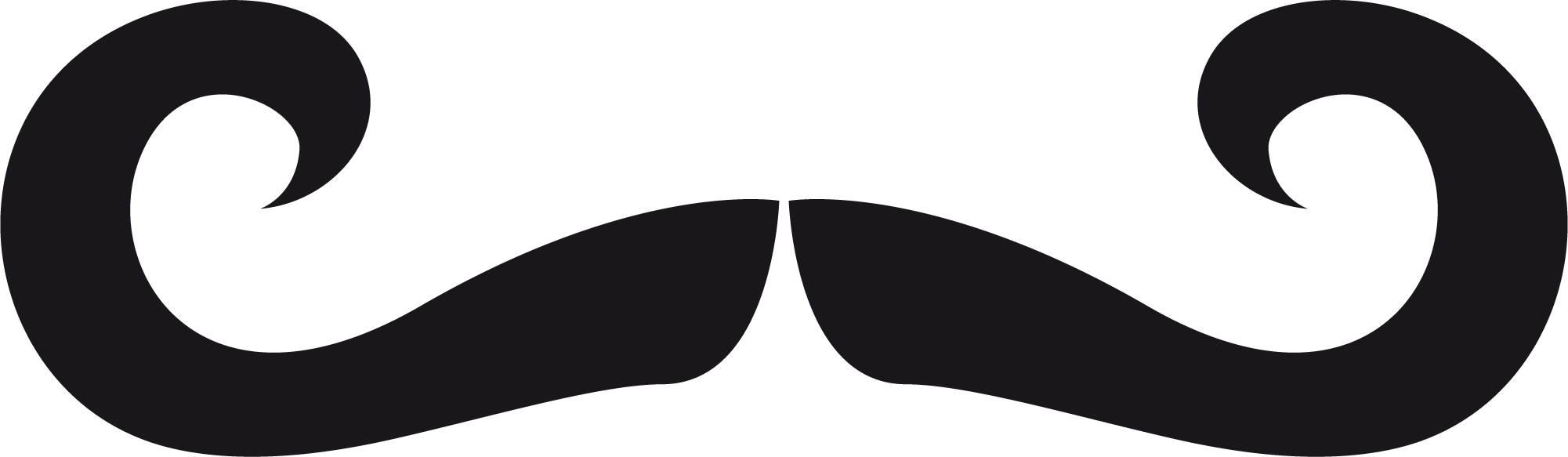 Mexican Moustache Png - Transparent Pixel Moustache (2001x583), Png Download