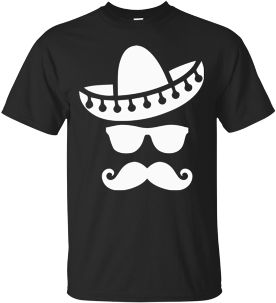 Mexican Hat Mustache T-shirt Cinco De Mayo Party T - Metaphysica Shirt (600x600), Png Download