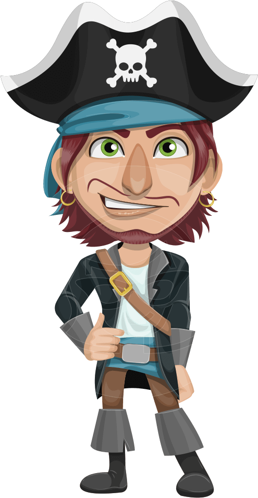 Pirate Cartoon Png (957x1060), Png Download