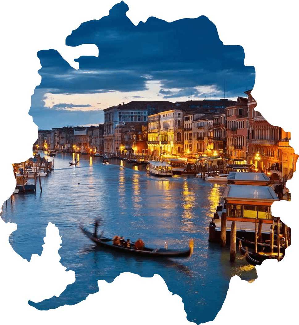 Discover Italy Day Itinerary - Venice Hd (1000x1078), Png Download