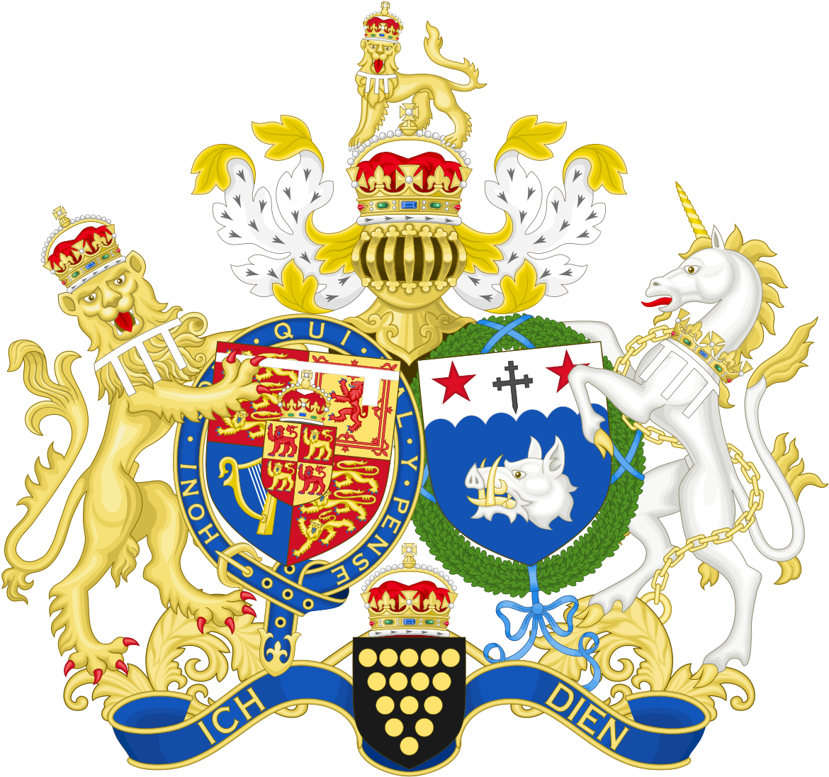 Camilla Coat Of Arms (1200x1113), Png Download