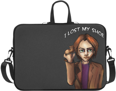 Sam Winchester Laptop Bag 17" Laptop Handbags - Interestprint Designed Laptop Shoulder Bag Blue Petunia (500x500), Png Download