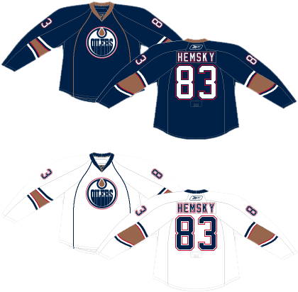 2007 2011 Home And Away Jerseys, 2011 Present Third - Oilers Jersey History (452x444), Png Download
