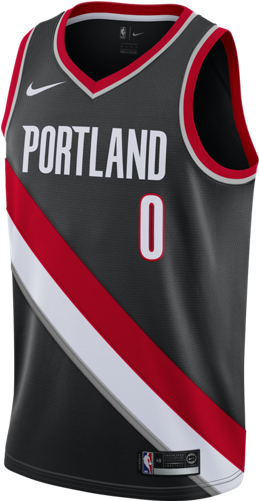 Damian Lillard Icon Edition Swingman Portland Trail - Portland Trail Blazers Nike Icon Swingman Jersey - (500x500), Png Download