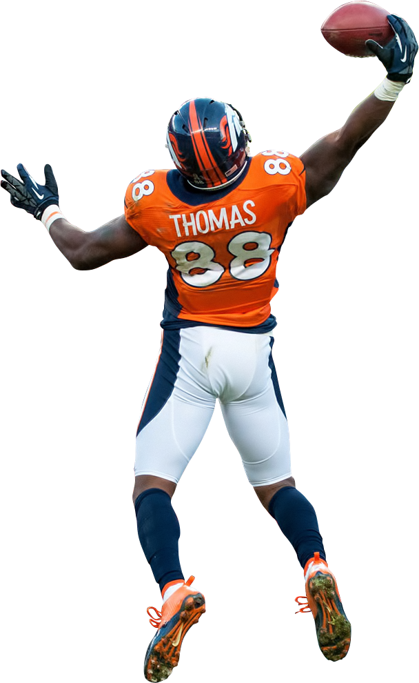 Demaryius Thomas Cut Out (608x990), Png Download