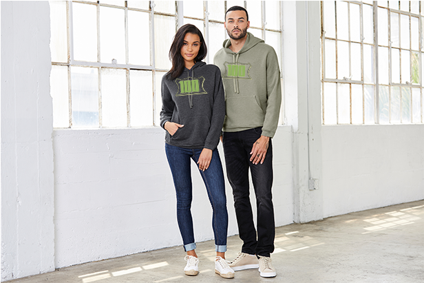 100 Bill Pullover Hoodie - Hoodie (615x615), Png Download