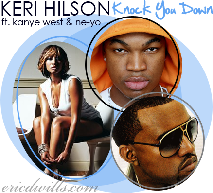 Kanye West And Ne-yo - Keri Hilson Knock You Down (450x400), Png Download