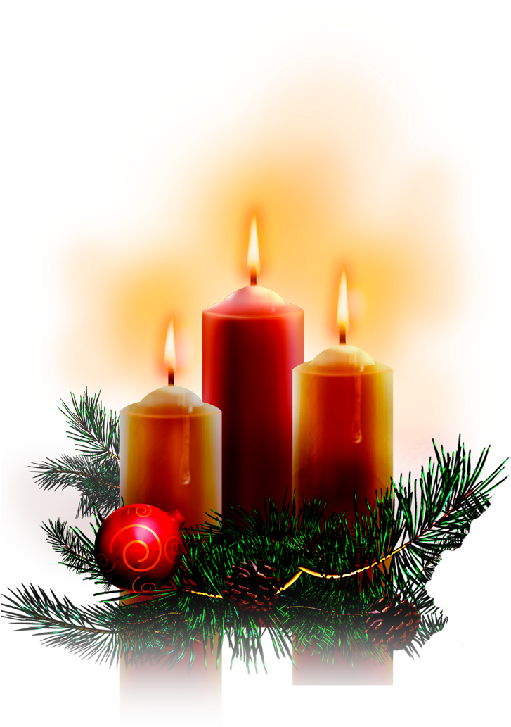 Christmas Candles 2014 - Christmas Candle Png Gif (816x1069), Png Download