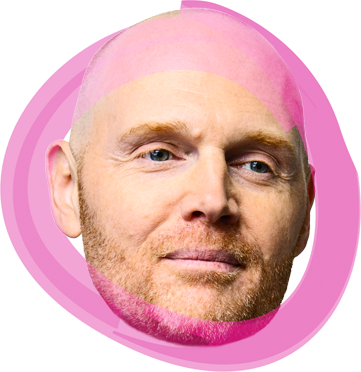 100 Shows - Bill Burr (361x372), Png Download