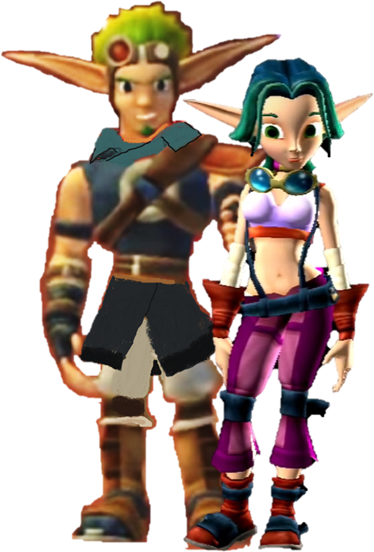 Jak And Daxter Images Jak And Keira Together Forever - Keira Jak (1278x1944), Png Download