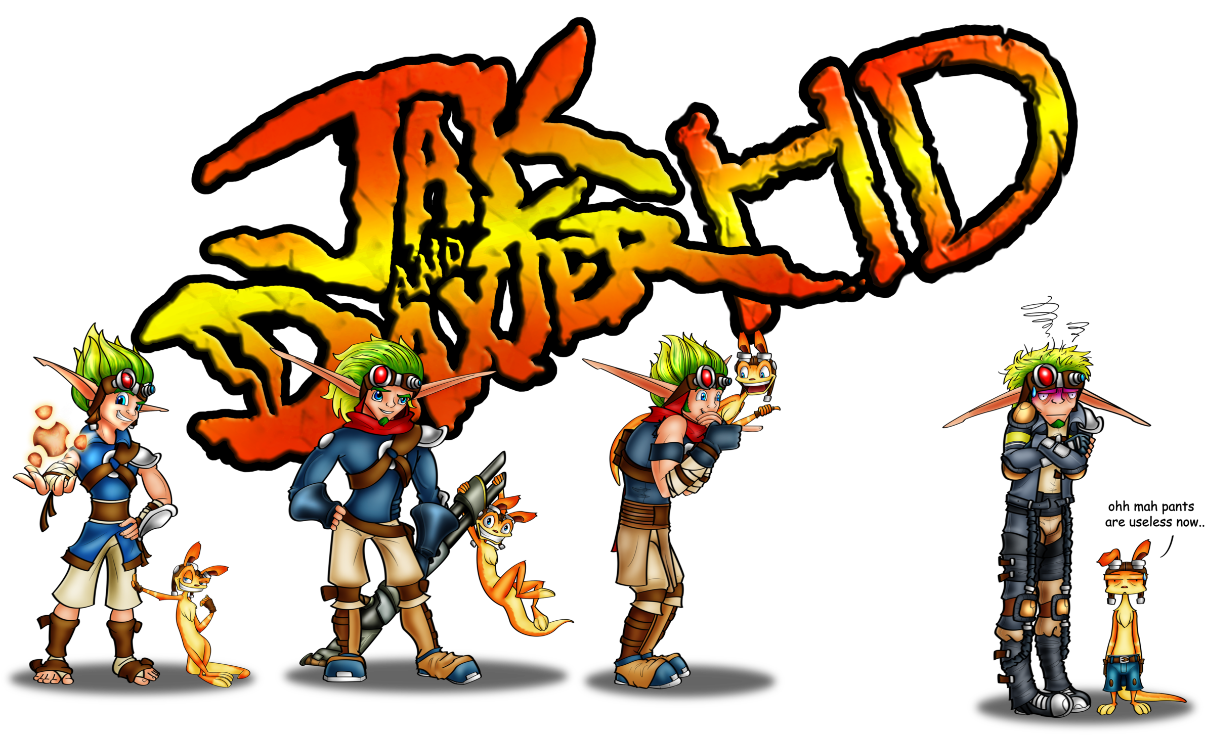 Jak And Daxter Images Jak And Daxter Hd Collection - Jak X Daxter (2560x1506), Png Download