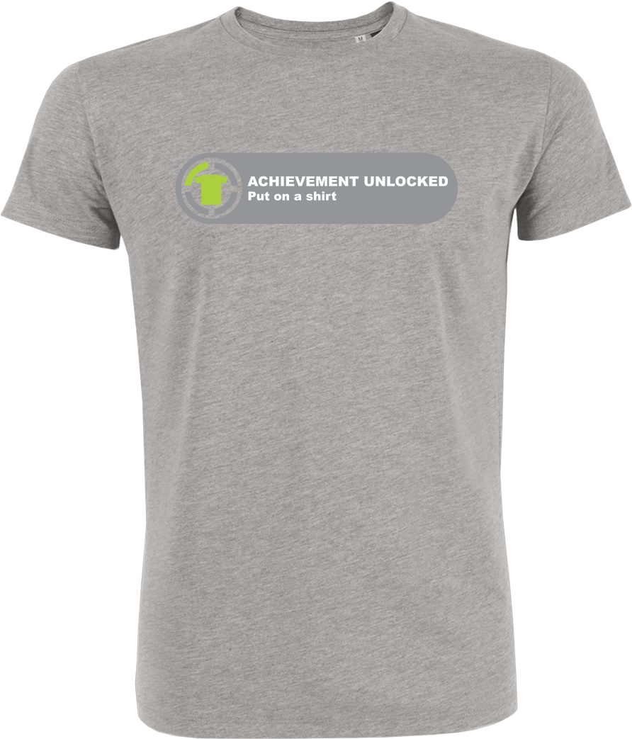 Achievement Unlocked T Shirt Stanley T Shirt Heather (1044x1044), Png Download