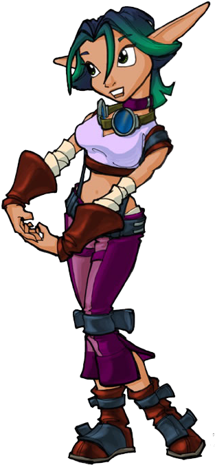 Keira From Jak And Daxter Fun Video Games, Video Games - Jak And Daxter Female Characters (327x692), Png Download