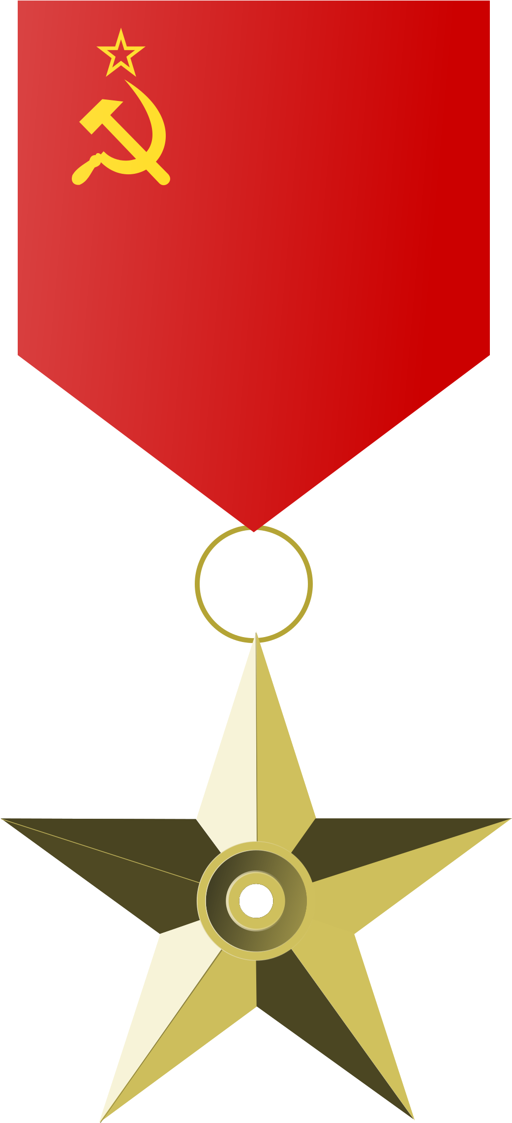 Filesoviet Union Order Of Meritsvg Wikimedia Commons - Soviet Union Flag (1085x2356), Png Download