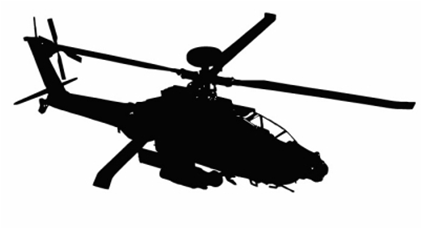 Inspirational Photo Of Apache Helicopter Apache Helicopter - Military Helicopter Silhouette (420x420), Png Download
