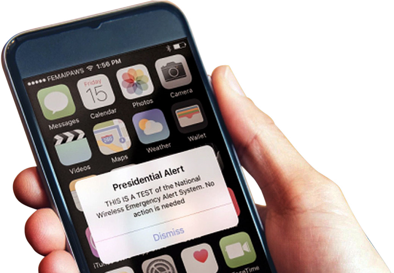 Expect An Alert From The President Of The United States - Presidential Alert System (986x555), Png Download