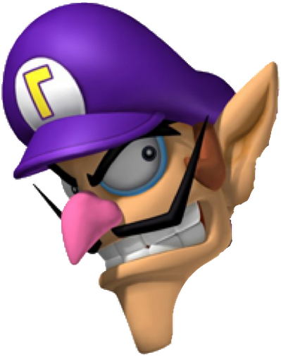 You Can Use This Waluigi Head To Spread Waluigi - Mario Bros Personajes Luigi (530x530), Png Download