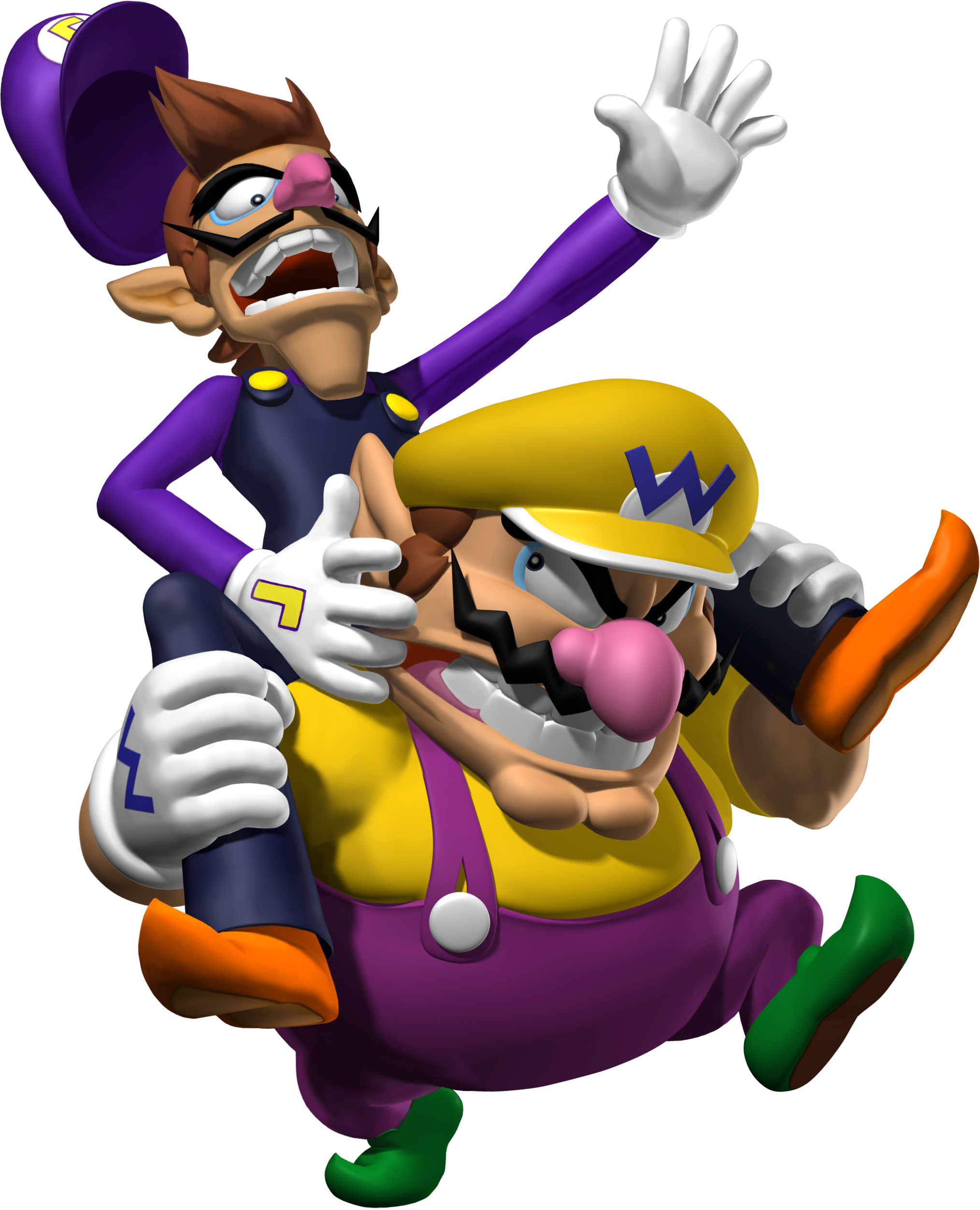 Waluigi Y Wario - Wario And Waluigi (2028x2503), Png Download