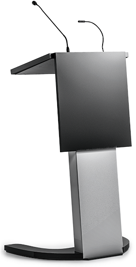 The Construction Based On The Bearing Post Allows For - Nowoczesna Mównica (300x550), Png Download