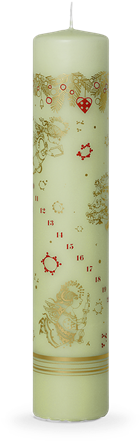 Christmas Tales Advent Candle Green Ø5 * - Bjørn Wiinblad Advent Calendar Candle 2017 (460x460), Png Download