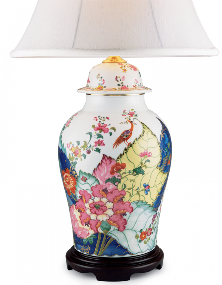 Mottahedeh Tobacco Leaf Ginger Jar Lamp Y2357l - Mottahedeh Tobacco Leaf Ginger Jar Lamp (1507x1000), Png Download