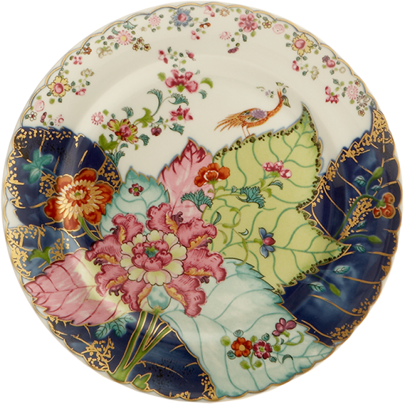 Mottahedeh Tobacco Leaf Dessert Plate (1507x1000), Png Download