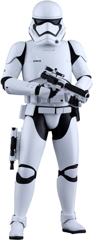 Stormtrooper 1/6 Scale Hot Toys Figure - First Order Stormtrooper (star Wars: The Force Awakens) (600x600), Png Download