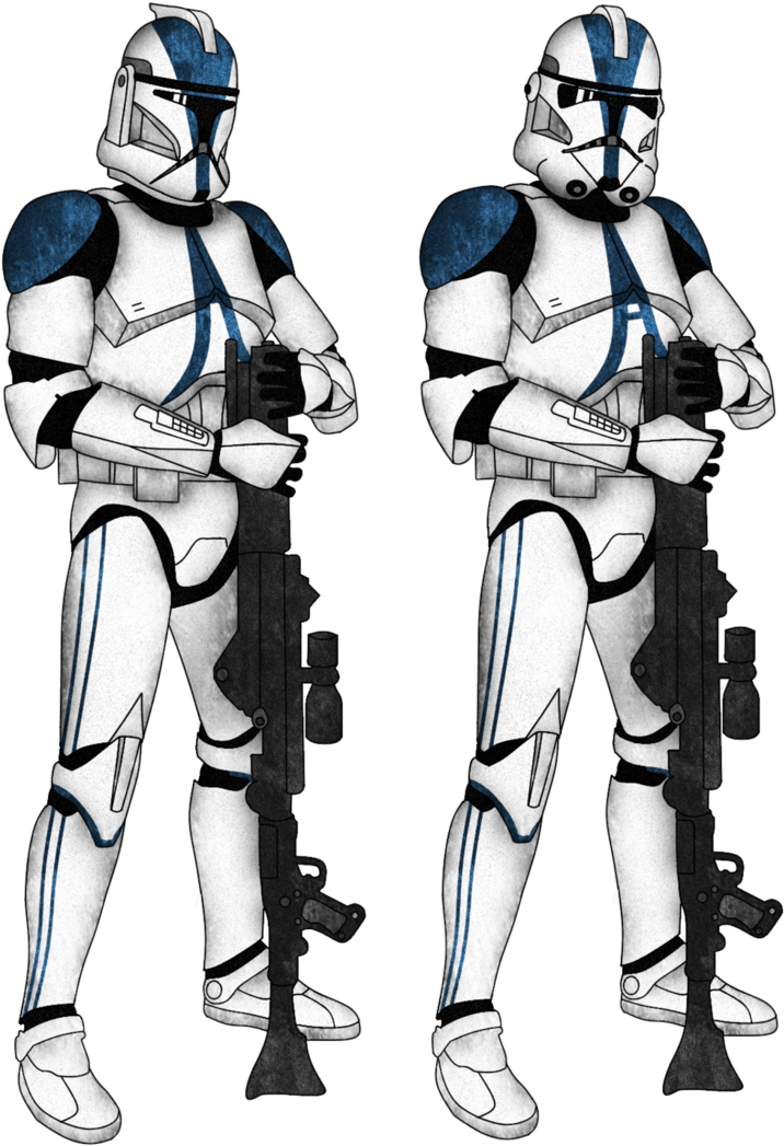 Clone Trooper - Phase I Clone Trooper Art (751x1065), Png Download