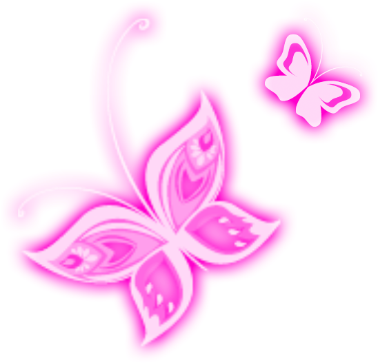 Butterfly Png - Pink Butterfly Transparent Background (612x652), Png Download