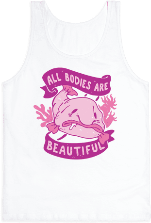 All Bodies Are Beautiful Blobfish - Blobfish Shirt (484x484), Png Download