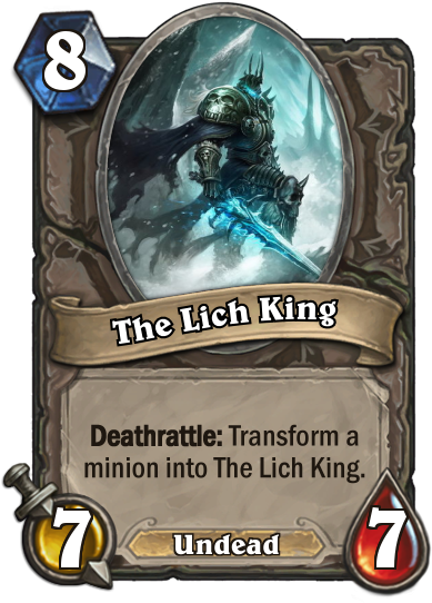 There Must Always Be A Lich Kingfrozen - Shaman 4 Mana 77 (400x543), Png Download