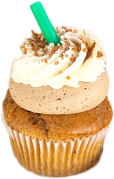 Pumpkin Spice Latte Cupcake - Pumpkin Spice Latte (400x400), Png Download