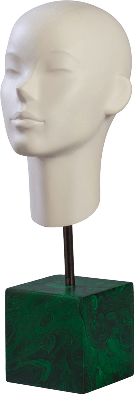 Muse Head On Pedestal Block - Mannequin (650x900), Png Download
