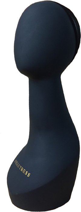 Belletress Smooth Mannequin Head In Slate - Head (525x700), Png Download