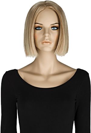 Ag-01 Light Blond - Mannequin Wigs (310x510), Png Download