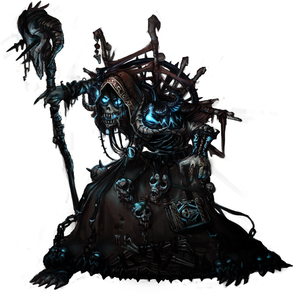 Lich Drawing Demon King - World Of Warcraft Undead Png (1000x1000), Png Download