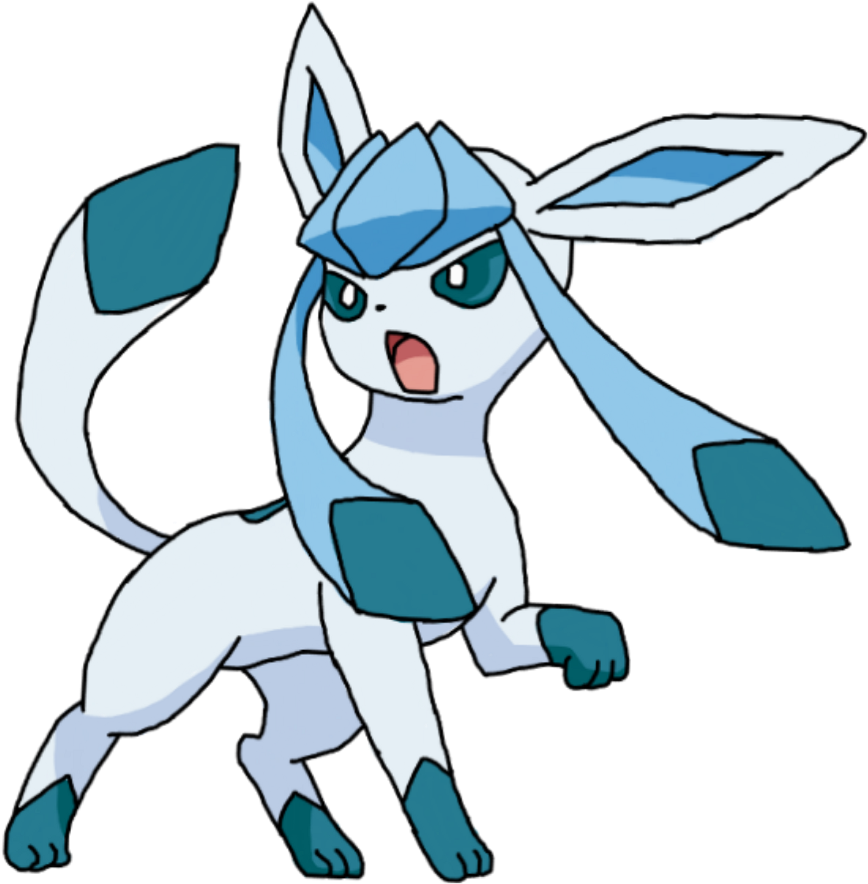 Freetoedit Pokemon Eeveelutions Ice Glaceon - Glaceon Cute (1024x1024), Png Download