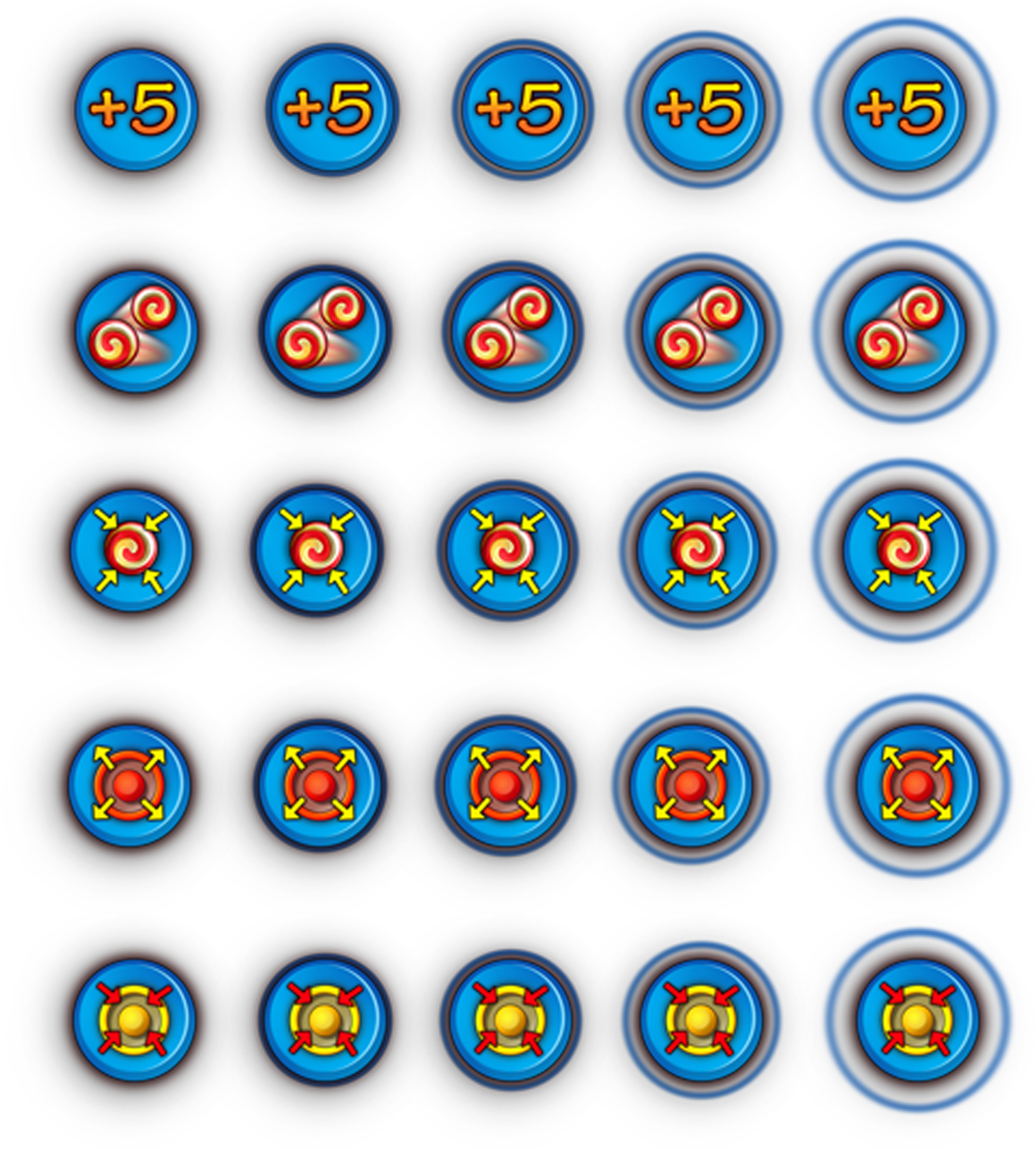 Power Ups Animation - Game Power Up Sprites (2480x2480), Png Download