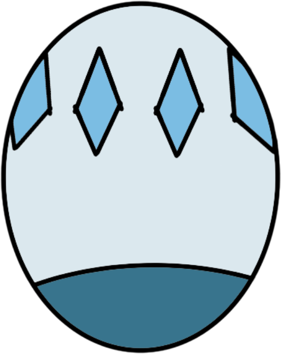 Glaceon Egg - Egg (1280x750), Png Download