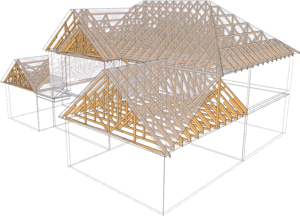 Truebuildsuite-truss - Architecture (1128x839), Png Download