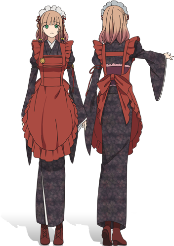 Chara S00b - 失憶 症 打工 服 主人公 (405x622), Png Download