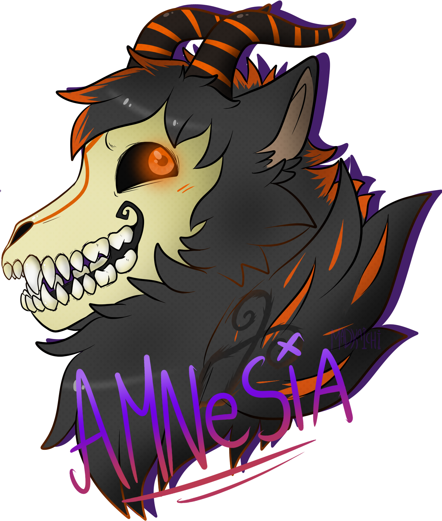 Commission - Badge Amnesia - Illustration (1563x1868), Png Download