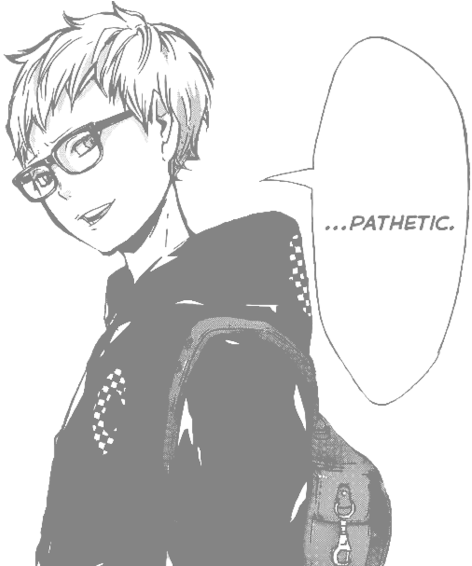 Haikyuu, Manga, And Tsukishima Kei Image - Tsukishima Kei Manga (500x565), Png Download