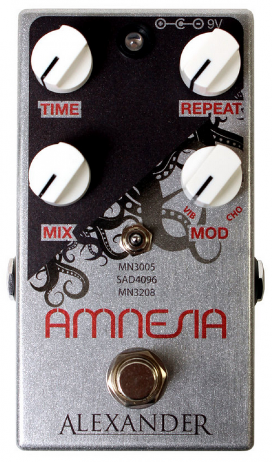 3 Delay Mode - Alexander Pedals Amnesia Vintage Delay Pedal (946x946), Png Download