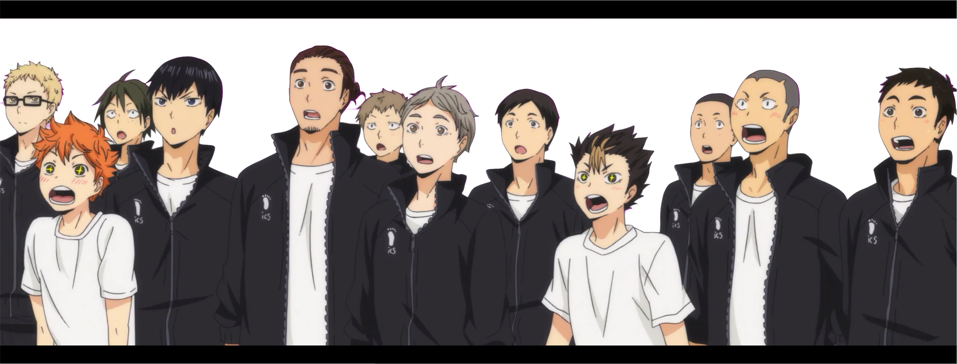 Cast Haikyuu 3 - Twitter (3246x1235), Png Download