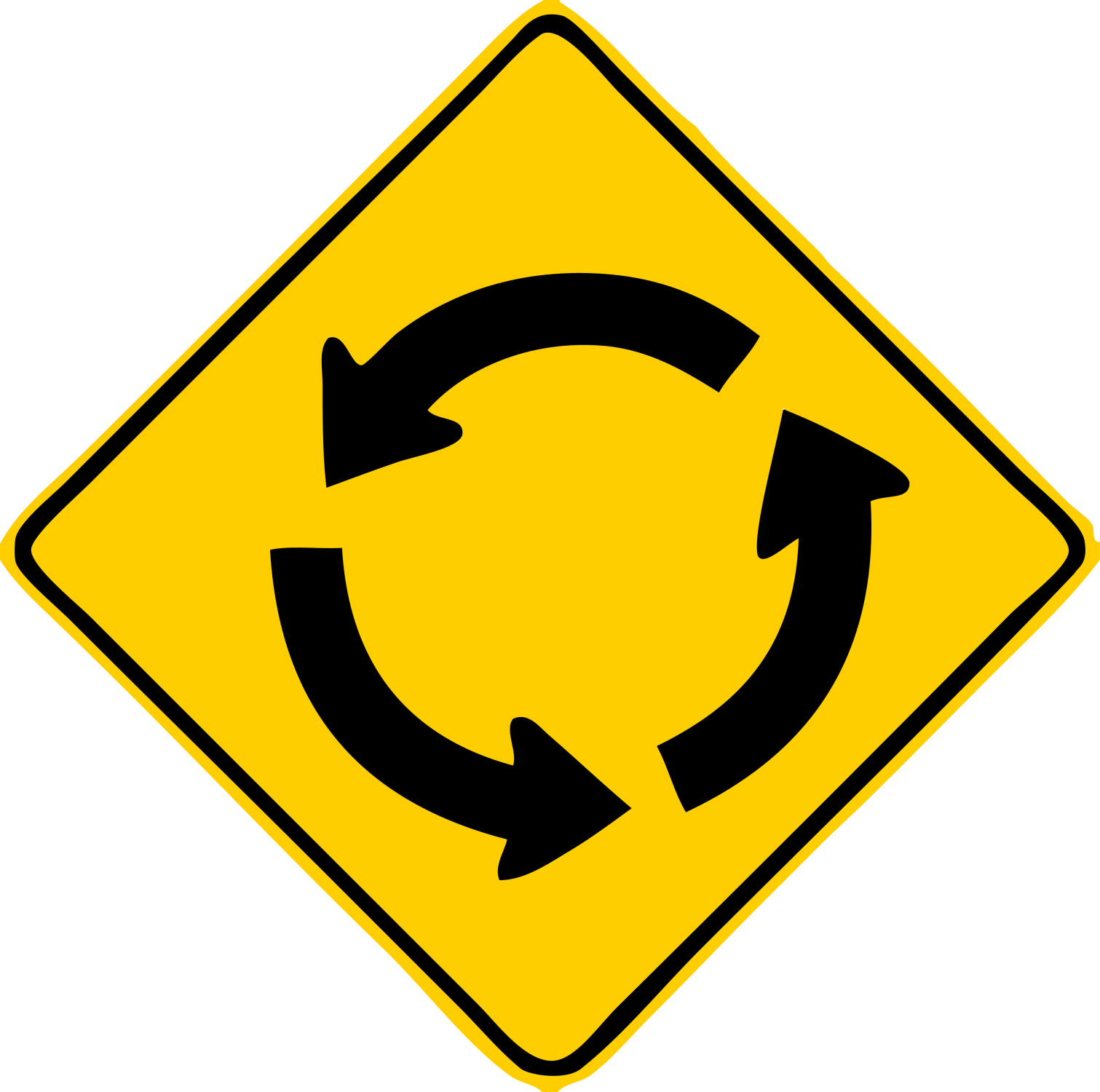 Rab-e1481146173216 - Animal Crossing Road Sign (1511x1500), Png Download