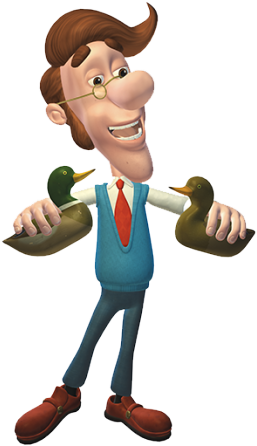 Jimmy Neutron Hugh Neutron - Jimmy Neutron Dad (300x445), Png Download