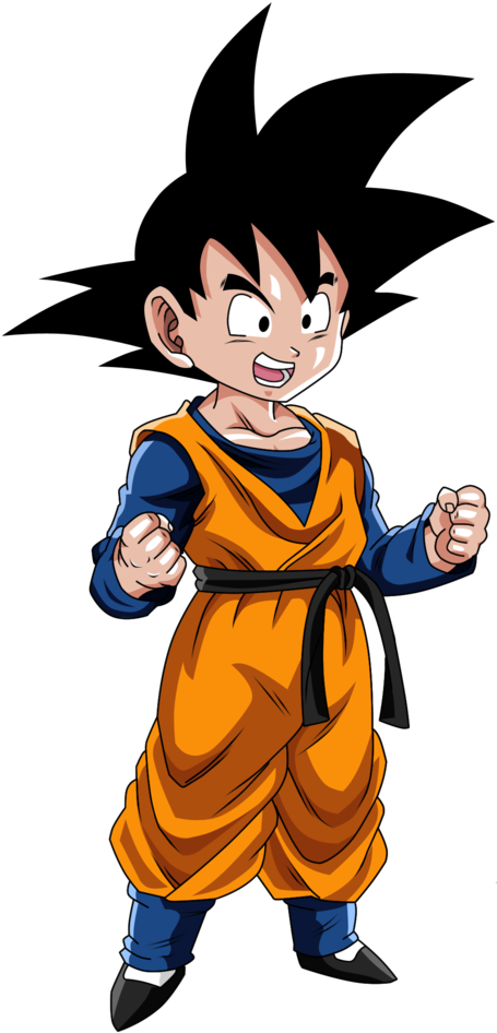 Son Goten - Dragon Ball Z Characters Goten (498x965), Png Download